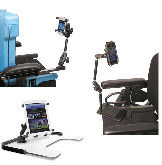 Phone and Tablet Mounts for Wheelchairs Accessible