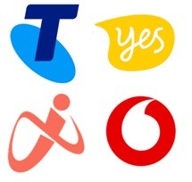 Images of telecommunication logos