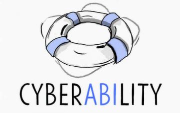CyberAbility Logo - lifebuoy and text