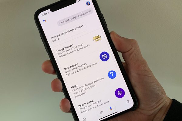 Google Assitant on Apple iPhone