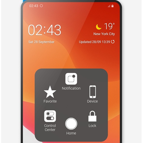 Screenshot of the Easy Touch Assistive Touch app