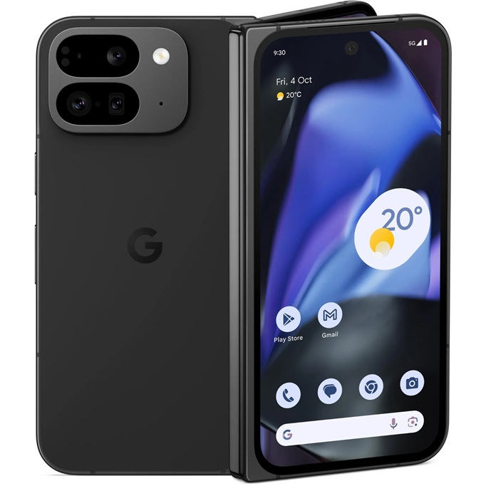 Front and back view of the Google Pixel 9 pro XL
