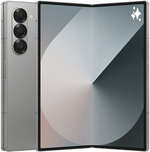 Front open view of the folding Samsung Galaxy Z Fold6