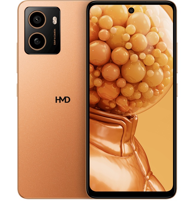 Partial back and front view of the HMD Pulse plus